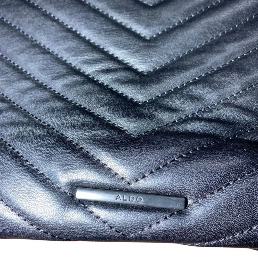 ALDO Black Purse – Structured Handbag – Classic Everyday Style